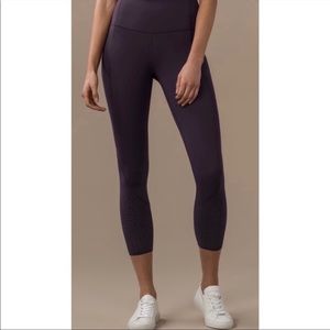 Lululemon Anew 7/8 Tight In Black Currant HTF Color